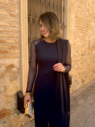 Vestido tul azul marino | Amelie