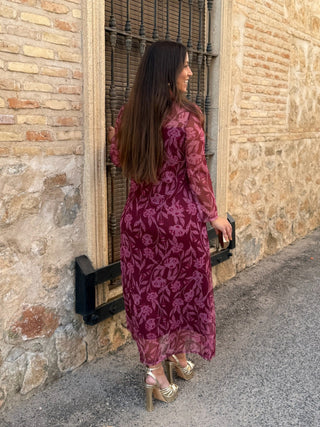 Vestido Tul estampado | Lyra