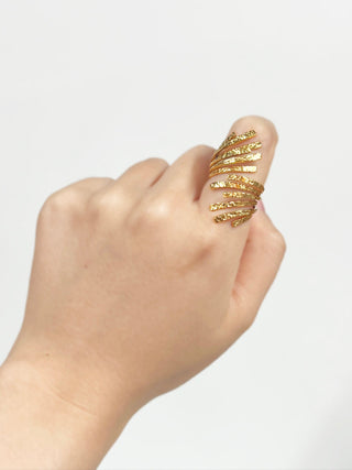 Anillo Golden | Spiral - Alalá Moda Mujer