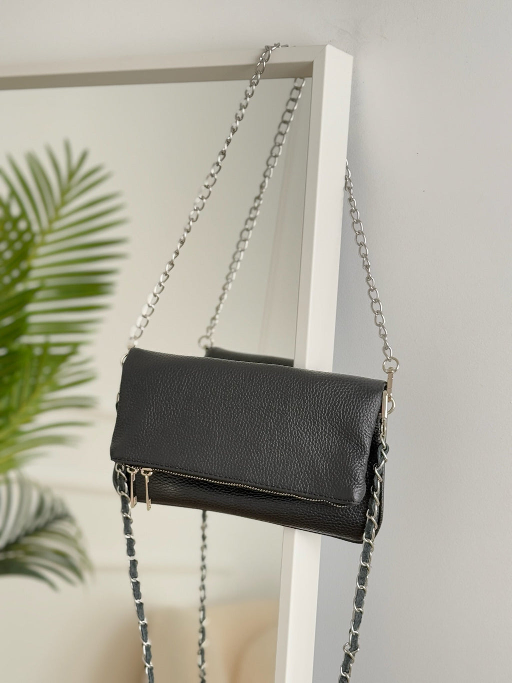 Bandolera Cadena Plateada Para Bolso Bolso Con Cadena MODELISA