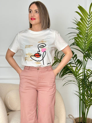 Camiseta detalle | Mirena - Alalá Moda Mujer