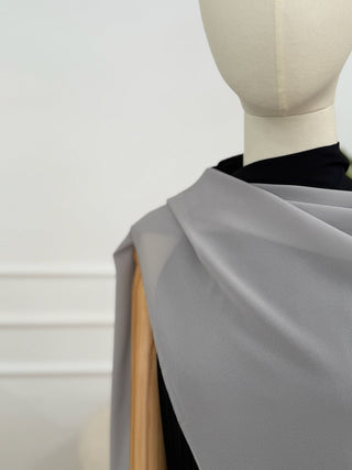Chal de gasa Gris Perla | Chap - Alalá Moda Mujer