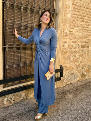 Conjunto Azul Empolvado | Indira - Alalá Moda Mujer