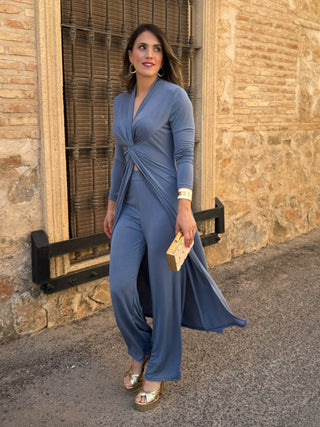 Conjunto Azul Empolvado | Indira - Alalá Moda Mujer