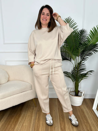 Conjunto Beige Comfy | Aranza - Alalá Moda Mujer
