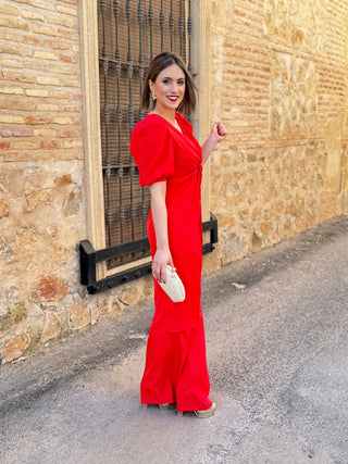 Conjunto pantalón rojo | Alda - Alalá Moda Mujer