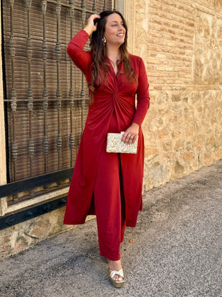 Conjunto terracota | Indira - Alalá Moda Mujer