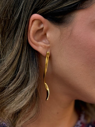 Pendientes golden | Brisa - Alalá Moda Mujer