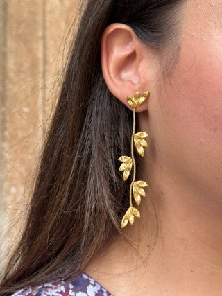 Pendientes golden | Wisteria - Alalá Moda Mujer