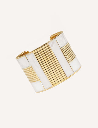 Pulsera Golden Cream | Marfil - Alalá Moda Mujer