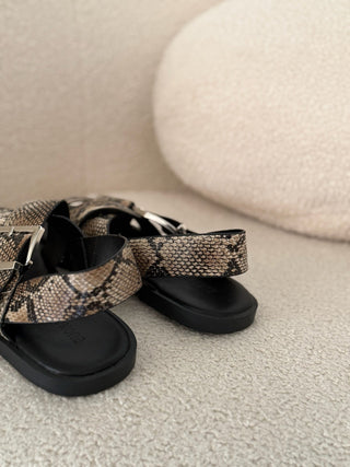 Sandalia estampado animal | Sania - Alalá Moda Mujer