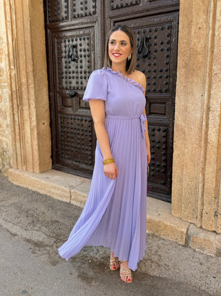 Vestido asimétrico lila | Venecia - Alalá Moda Mujer