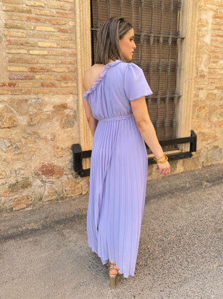 Vestido asimétrico lila | Venecia - Alalá Moda Mujer
