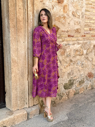 Vestido estampado floral | Gardenia - Alalá Moda Mujer