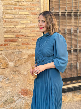 Vestido gasa azul | Tiffany - Alalá Moda Mujer