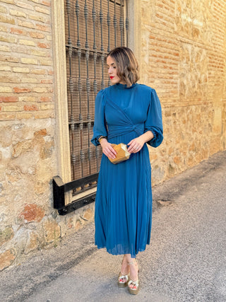 Vestido gasa azul | Tiffany - Alalá Moda Mujer