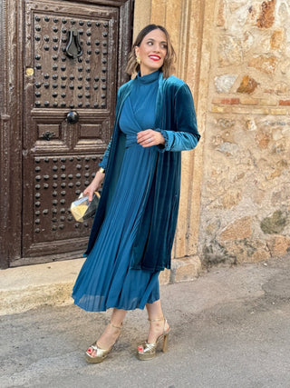 Vestido gasa azul | Tiffany - Alalá Moda Mujer