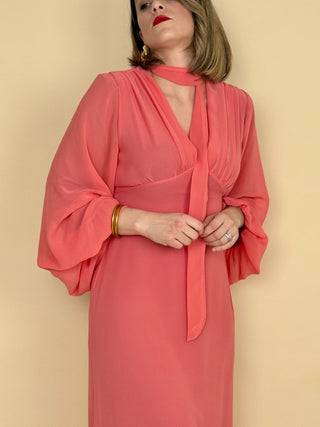 Vestido gasa coral | Tadea - Alalá Moda Mujer