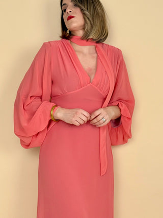 Vestido gasa coral | Tadea - Alalá Moda Mujer