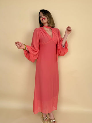 Vestido gasa coral | Tadea - Alalá Moda Mujer