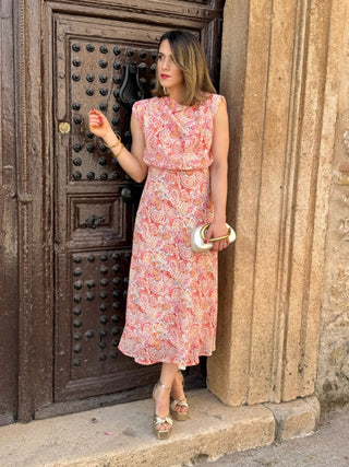 Vestido gasa estampado| René - Alalá Moda Mujer