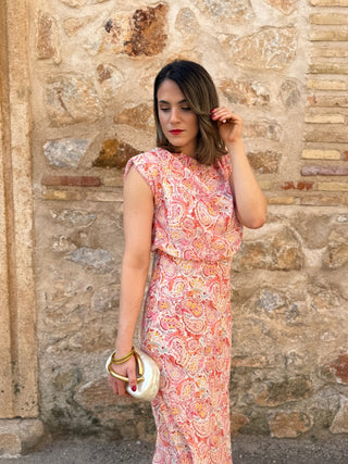 Vestido gasa estampado| René - Alalá Moda Mujer