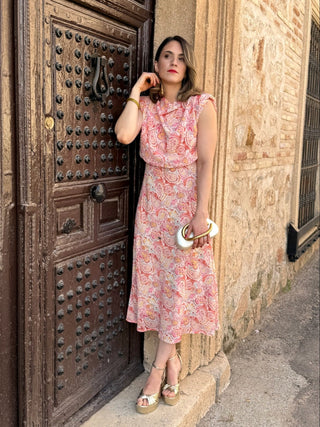 Vestido gasa estampado| René - Alalá Moda Mujer