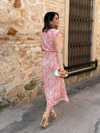 Vestido gasa estampado| René - Alalá Moda Mujer