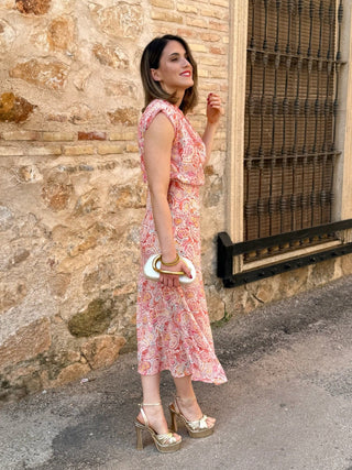 Vestido gasa estampado| René - Alalá Moda Mujer