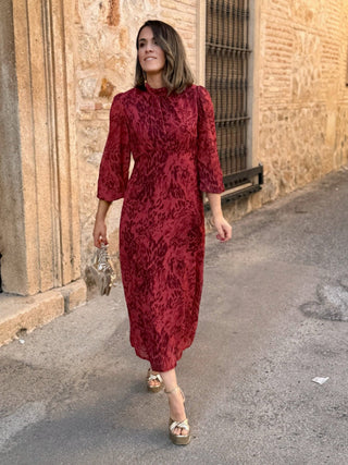 Vestido gasa midi | Paris - Alalá Moda Mujer