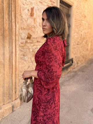Vestido gasa midi | Paris - Alalá Moda Mujer