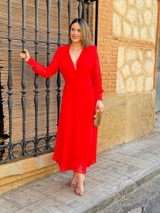 Vestido midi gasa | Tadea - Alalá Moda Mujer