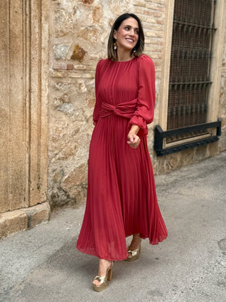 Vestido plisado | Aurea - Alalá Moda Mujer