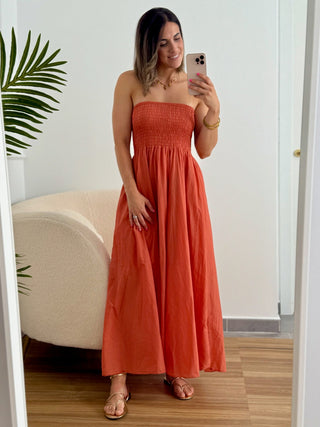 Vestido teja | Monik - Alalá Moda Mujer