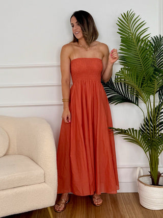 Vestido teja | Monik - Alalá Moda Mujer