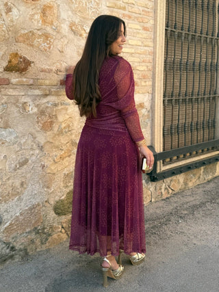 Vestido tul estampado | Cloe - Alalá Moda Mujer