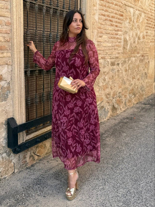 Vestido Tul estampado | Lyra - Alalá Moda Mujer