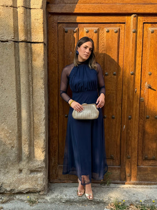 Vestido de tule estampado | Rinala