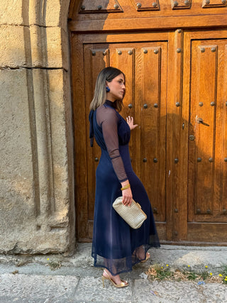 Vestido de tule estampado | Rinala