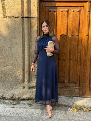Vestido de tule estampado | Rinala