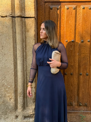 Vestido de tule estampado | Rinala
