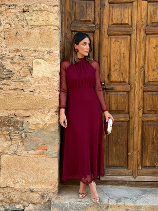 Vestido de tule estampado | Rinala