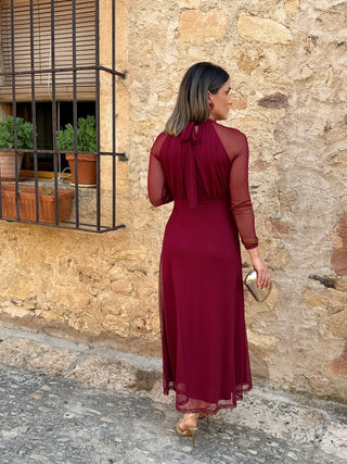 Vestido de tule estampado | Rinala