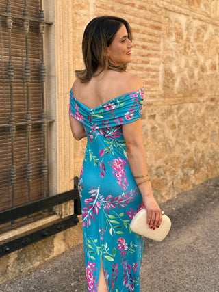 Vestido midi estampado  | Cloth