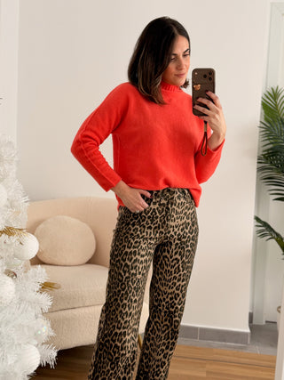 Jersey punto naranja  | Claudia