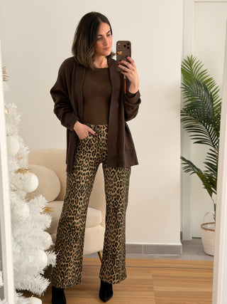 Camiseta semitransparente Chocolate | Chic