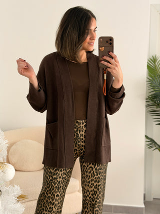 Cárdigan chocolate | Michella