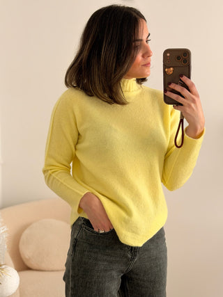 Jersey punto amarillo pastel | Claudia