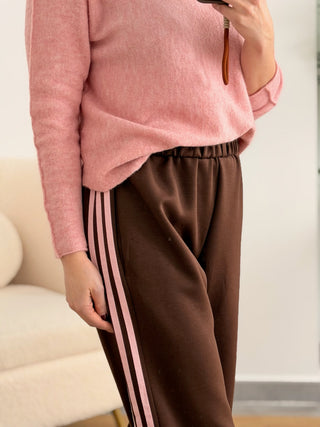 Jersey punto rosa pastel | Claudia