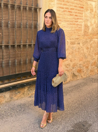 Vestido midi azul  | Magnolia